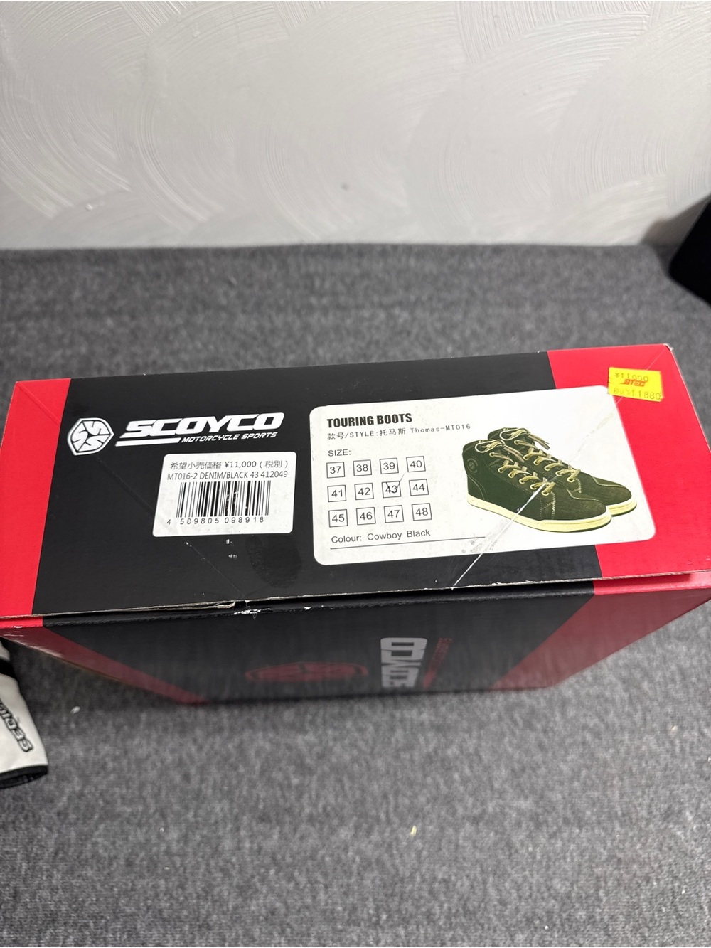 SCOYCO Motorcycle Riding Shoes size 10 - Picture 6 of 8